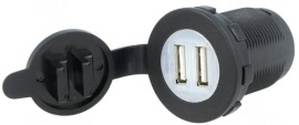 dubbele-usb-outlet-auto